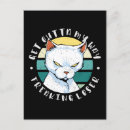 Buscar perdedores postales Gato gracioso