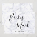 Buscar mármol blanco invitaciones Ducha de novia