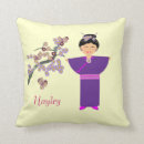 Buscar chica de geisha cojines Rosa