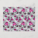 Buscar skulls postales Abstracto