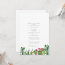 Buscar suculentas del boda invitaciones Cactus