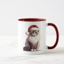Buscar gato del ragdoll tazas Navidad
