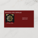 Buscar logotipo del sol tarjetas de visita General y unisex
