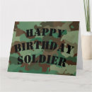 Buscar para los soldados tarjetas de cumpleaños Fuerzas armadas