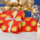 Buscar brillo rojo papel de regalo Moderno