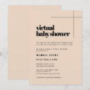 Buscar moda alternativa invitaciones Ducha de novia virtual