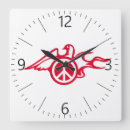 Buscar pájaro blanco relojes de pared Paz