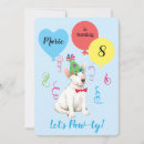 Buscar bull terrier invitaciones Aterrador