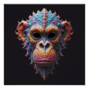Buscar chimpancé posters Abstracto