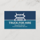 Buscar camiones grandes tarjetas de visita Transporte
