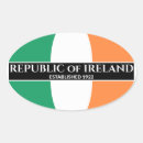 Buscar bandera irlandesa pegatinas Tricolor