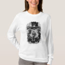Buscar ático camisetas Negro figura