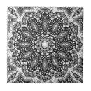 Buscar caleidoscopio azulejos Blanco y negro