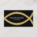 Buscar pescados cristianos tarjetas de visita Religión