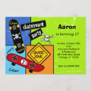 Buscar skateboarding invitaciones Fiesta