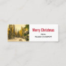 Buscar saludos del navidad tarjetas de visita Nieve