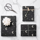 Buscar lunares blancos y negros papel de regalo Elegante
