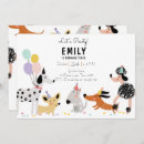 Buscar puppy party invitaciones Fiesta de perro