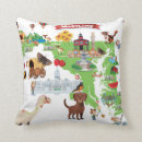 Buscar mapa del dibujo animado cojines Niños