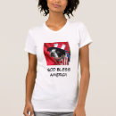 Buscar dios bendice américa camisetas Mujeres