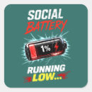 Buscar batería pegatinas Batería social baja