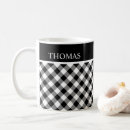 Buscar masculino tazas Negro y blanco