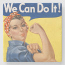 Buscar feminista posavasos Rosie la remachadora