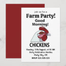 Buscar del pollo invitaciones Gallo