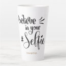 Buscar crea en su selfie tazas Moderno
