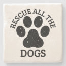 Buscar perro del rescate posavasos Para todos
