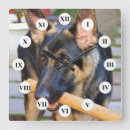 Buscar pastor relojes de pared Canina