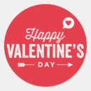 Buscar día de san valentín pegatinas Rojo