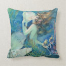 Buscar sirenas del vintage cojines Océano