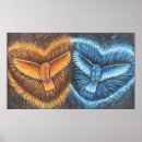 Buscar yin y yang arte Azul
