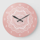 Buscar gold mandala relojes de pared Flor