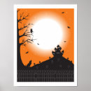 Buscar cementerio de halloween posters Negro