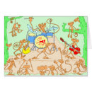 Buscar mono del dibujo animado postales Saludo