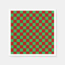 Buscar verde y rojo servilletas Abstracto