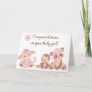 Buscar nuevo tarjetas enhorabuena de bebe Rosa