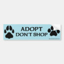 Buscar adopte un perro pegatinas parachoque Adopción