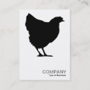 Buscar gallina blanco y negro tarjetas de visita Agricultura