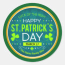 Buscar día de san patricio pegatinas Trébol