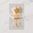 Buscar forma del vestido tarjetas de visita Alteraciones