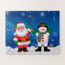 Buscar muñecos de nieve puzzles Santa