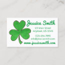 Buscar clover tarjetas de visita Irlanda