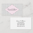 Buscar lunares tarjetas de visita Elegante