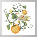Buscar hojas de otoño posters Calabazas