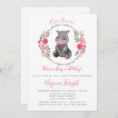 Buscar hipopótamo invitaciones Para niños