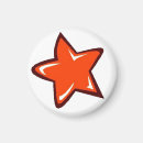 Buscar estrella roja imanes Rojo