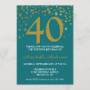 Buscar cuadragésimo invitaciones de cumpleaños Adulto